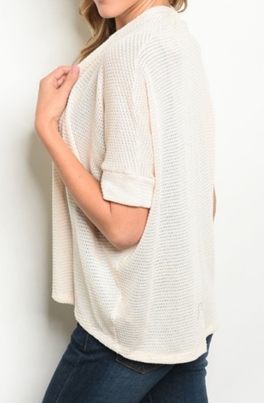 Cream Knit Cardigan - Picture 2 of 2